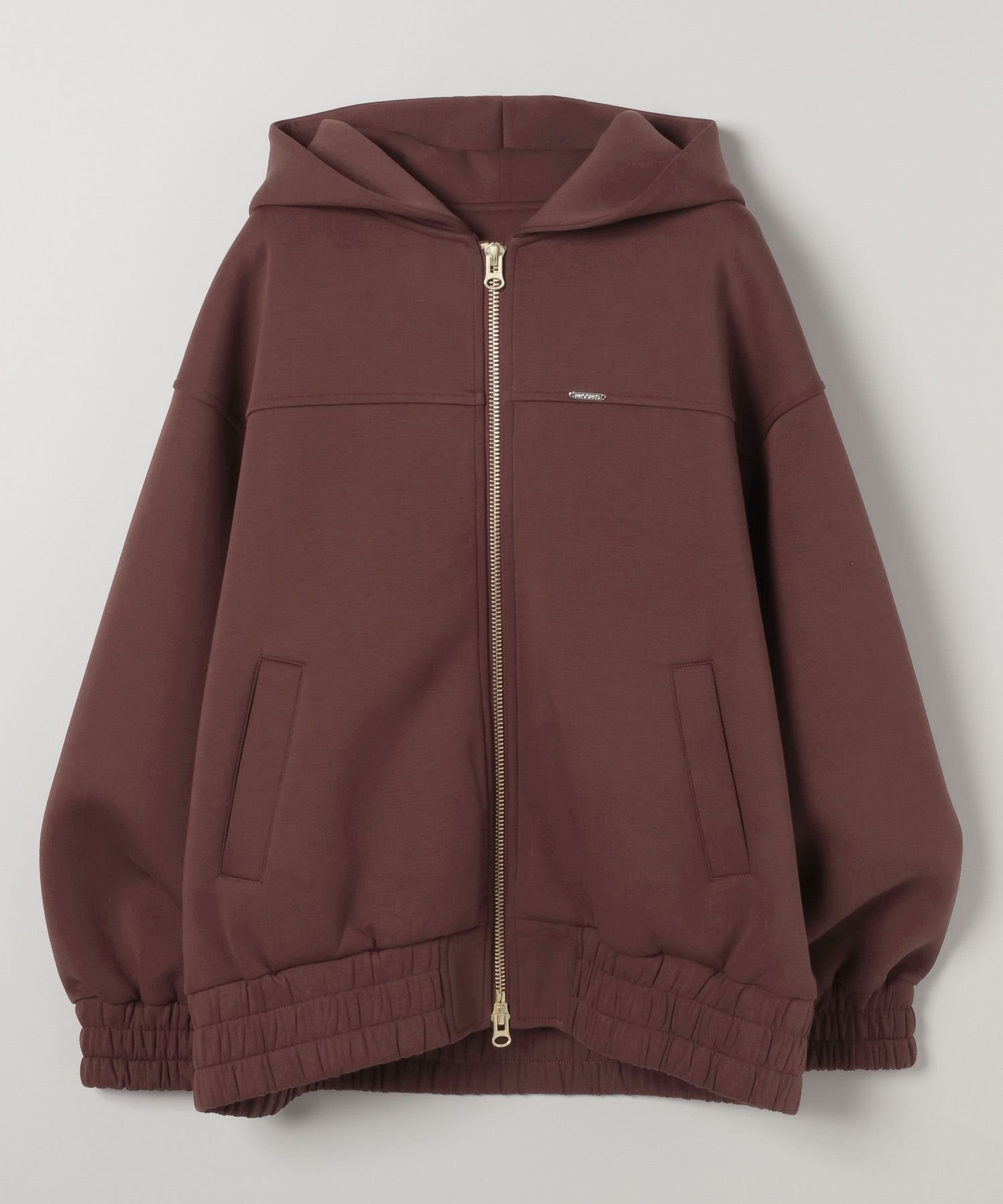 【ジーナシス/JEANASiS】のダンボールBIGフードブルゾン インテリア・キッズ・メンズ・レディースファッション・服の通販 founy(ファニー) 　ファッション　Fashion　レディースファッション　Fashion for Women　アウター　Coat / Outerwear Collection　ブルゾンジャケット・スポーティアウター　Blouson Jackets　おすすめ　Recommended / Our Picks　インナー　Innerwear　ギャザー　Gathered, Ruffled　デニム　Denim, Jeans Material　フェミニン　Feminine, Girly　ブルゾン　Blouson, Bomber Jacket　プレート　Plate, Dish　ボトム　Bottoms, Lower Wear　半袖　Short Sleeve, Half Sleeve　ブラウン|ID: prp329100004673473 ipo3291000000033777672