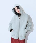 【ジーナシス/JEANASiS】のダンボールBIGフードブルゾン 人気、トレンドファッション・服の通販 founy(ファニー) ファッション Fashion レディースファッション Fashion for Women アウター Coat / Outerwear Collection ブルゾンジャケット・スポーティアウター Blouson Jackets おすすめ Recommended / Our Picks インナー Innerwear ギャザー Gathered, Ruffled デニム Denim, Jeans Material フェミニン Feminine, Girly ブルゾン Blouson, Bomber Jacket プレート Plate, Dish ボトム Bottoms, Lower Wear 半袖 Short Sleeve, Half Sleeve thumbnail グレー|ID: prp329100004673473 ipo3291000000034597049