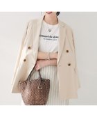 【アンタイトル/UNTITLED】の【セットアップ可能/オンオフ】ラミー混 ダブルブレストジャケット ライトベージュ|ID: prp329100004673513 ipo3291000000034461222