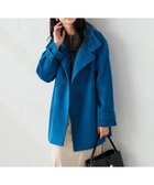 【アー ヴェー ヴェー/a.v.v】のスタンドカラーミディコート ブルー|ID: prp329100004673532 ipo3291000000034476408