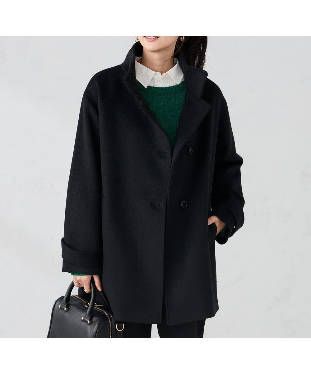 【アー ヴェー ヴェー/a.v.v】のスタンドカラーミディコート インテリア・キッズ・メンズ・レディースファッション・服の通販 founy(ファニー) ファッション Fashion レディースファッション Fashion for Women アウター Coat / Outerwear Collection コート・ロングコート・ピーコート Long Coats, Peacoats & More スタンド Stand Collar, Upright Stand なめらか Smooth, Silky Texture パイピング Piping, Trim Design パターン Pattern, Design Print フェミニン Feminine, Girly 防寒 Cold Protection, Winter-Ready マフラー Scarf, Muffler ミドル Middle Length, Mid Height 再入荷 Restock / Back in Stock ビジネス 仕事 通勤 Business / Work / Commuting ブラック|ID: prp329100004673532 ipo3291000000034894180