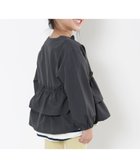 【デビロック/devirock / KIDS】の水はじく ナイロン フードが取り外せる フリル ウインドブレーカー 25AW スミクロ|ID: prp329100004673544 ipo3291000000034054033