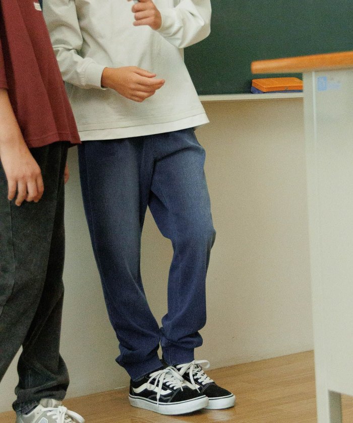 【グローバルワーク/GLOBAL WORK / KIDS】のスゴラクストレッチデニムリブパンツ/キッズ/575623 インテリア・キッズ・メンズ・レディースファッション・服の通販 founy(ファニー) https://founy.com/ ファッション Fashion キッズファッション Fashion for Kids ボトムス Bottoms ストレッチ Stretch, Stretchy Fabric |ID: prp329100004673639 ipo3291000000034533758