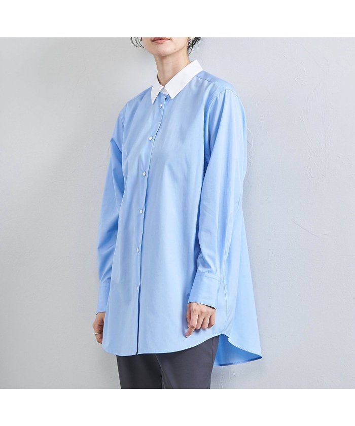 【ユナイテッドアローズ/UNITED ARROWS】のコットンブロード チュニックシャツ インテリア・キッズ・メンズ・レディースファッション・服の通販 founy(ファニー) https://founy.com/ ファッション Fashion レディースファッション Fashion for Women トップス・カットソー Cut & Sew Tops シャツ・ブラウス・オフィスカジュアル Elegant Blouses & Button-Ups カフス Cuff Design コンパクト Compact, Small Size ストライプ Stripe, Striped Pattern チュニック Tunic, Long Top ビスチェ Bustier, Corset Top ブロード Broadcloth, Fine Cotton マニッシュ Mannish, Boyish レギュラー Regular, Standard Fit |ID: prp329100004673640 ipo3291000000033778308