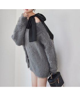 【ナイスクラップ/NICE CLAUP】の【PremiumOrder】メリーカールチュニックニット 人気、トレンドファッション・服の通販 founy(ファニー) ファッション Fashion レディースファッション Fashion for Women トップス・カットソー Cut & Sew Tops ニット Knit Tops & Sweaters 2025年 2025 2025-2026秋冬・A/W Autumn/Winter 2025–26 AW25–26 おすすめ Recommended / Our Picks インナー Innerwear チュニック Tunic, Long Top デニム Denim, Jeans Material トレンド Trend, Trending Now ハイネック High Neck, Mock Neck バランス Balance, Style Balance ボトム Bottoms, Lower Wear リラックス Relax, Relaxed Fit ロング Long, Long-Length |ID:prp329100004673673