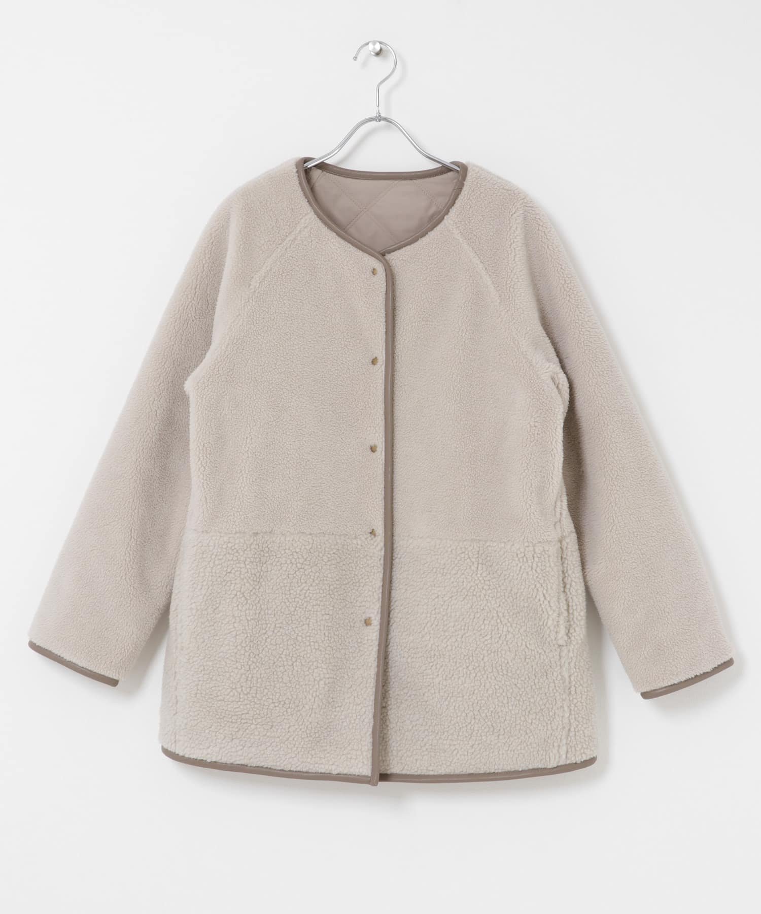 【サニーレーベル/Sonny Label / URBAN RESEARCH】のリバーシブルボア撥水キルティングコート 人気、トレンドファッション・服の通販 founy(ファニー) 　ファッション　Fashion　レディースファッション　Fashion for Women　アウター　Coat / Outerwear Collection　コート・ロングコート・ピーコート　Long Coats, Peacoats & More　2025年　2025　2025-2026秋冬・A/W　Autumn/Winter 2025–26 AW25–26　冬　Winter / This Winter　おすすめ　Recommended / Our Picks　キルティング　Quilted, Quilting　ミドル　Middle Length, Mid Height　リバーシブル　Reversible, Two-Sided　人気　Popular, Best Seller　A/W・秋冬　Autumn/Winter　防寒　Cold Protection, Winter-Ready　 other-1|ID: prp329100004673683 ipo3291000000033778484