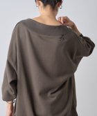 【ビアズリー/BEARDSLEY】のRonde刺繍裏毛プルオーバー カーキ|ID: prp329100004673709 ipo3291000000033865663