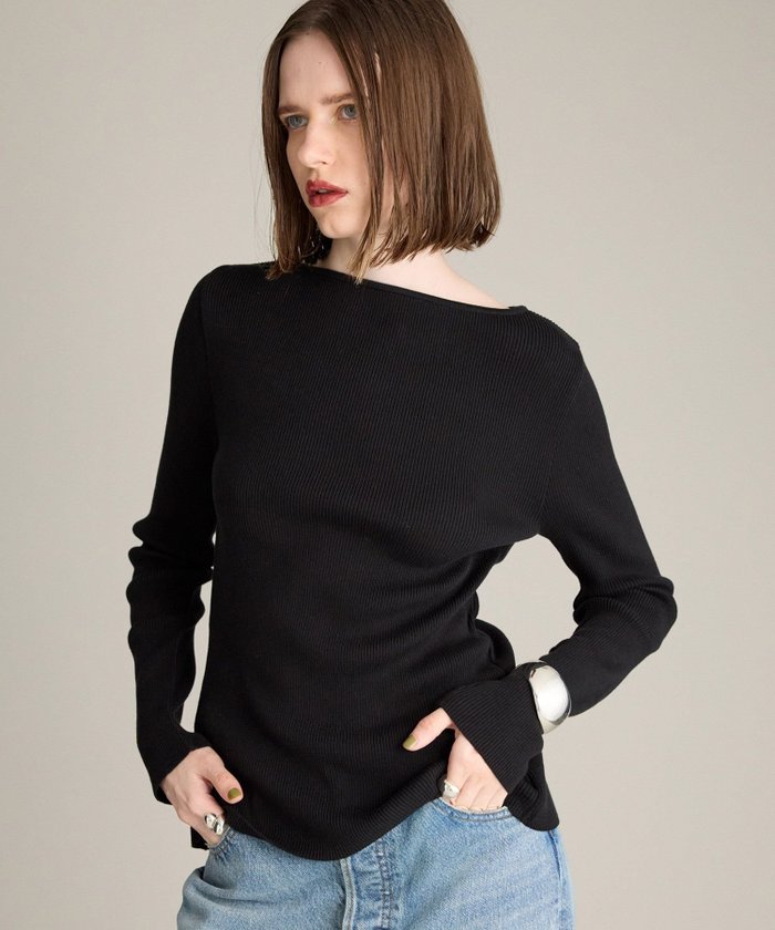 【ブリル/BRILL】のバックスリット リブプルオーバー インテリア・キッズ・メンズ・レディースファッション・服の通販 founy(ファニー) https://founy.com/ ファッション Fashion レディースファッション Fashion for Women トップス・カットソー Cut & Sew Tops カジュアルプルオーバー・ニットトップス Pullovers & Knit Tops / Casual Pullovers バッグ Bags カットソー Cut and Sewn Top コンパクト Compact, Small Size シンプル Simple, Minimal スリット Slit, Slit Detail フロント Front, Front Design ボトム Bottoms, Lower Wear |ID: prp329100004673712 ipo3291000000033850337