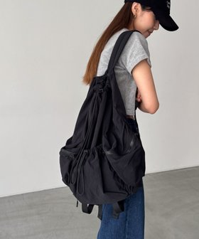 【キャナルジーン/CANAL JEAN】のEl mar(エルマール) ドローストリングバックパック/ナップサック 人気、トレンドファッション・服の通販 founy(ファニー) ファッション Fashion レディースファッション Fashion for Women バッグ Bags おすすめ Recommended / Our Picks アウトドア Outdoor Clothing クッション Cushion, Throw Pillow ショルダー Shoulder, Shoulder Strap ドローストリング Drawstring, Pull Cord ブランケット Blanket, Throw Blanket ポケット Pocket, Pocket Detail 旅行 Travel 軽量 Lightweight, Ultra Light |ID:prp329100004673715