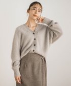 【ドロワット ロートレアモン/Droite Lautreamont】の【カタログ掲載】FOX/CASHMEREカーディガン≪手洗い可能≫ ベージュ|ID: prp329100004673721 ipo3291000000033778617