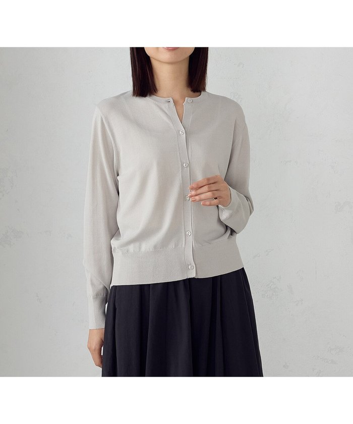 【コムサイズム/COMME CA ISM】の【ウォッシャブル】UVカット ベーシック クルーネックカーディガン インテリア・キッズ・メンズ・レディースファッション・服の通販 founy(ファニー) https://founy.com/ ファッション Fashion レディースファッション Fashion for Women トップス・カットソー Cut & Sew Tops カーディガン・羽織り Layered Style Cardigans おすすめ Recommended / Our Picks アンサンブル Ensemble Set ウォッシャブル Machine Washable タンブラー Tumbler, Travel Mug ベーシック Basic, Essential ポケット Pocket, Pocket Detail 洗える Machine Washable ビジネス 仕事 通勤 Business / Work / Commuting |ID: prp329100004673729 ipo3291000000033778639
