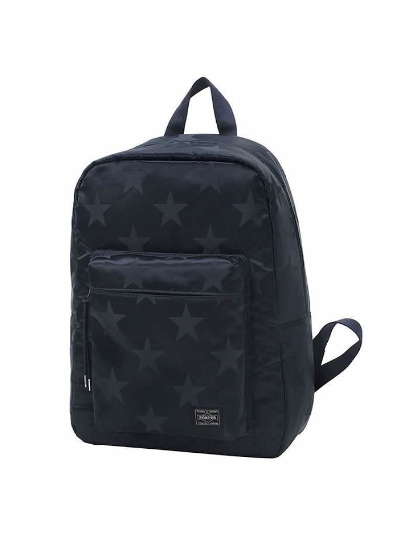 【ポーター/PORTER / MEN】のフラッグ デイパック インテリア・キッズ・メンズ・レディースファッション・服の通販 founy(ファニー) 　ファッション　Fashion　メンズファッション　Fashion for Men　ウォレット　Wallet　シルバー　Silver, Metallic Silver　ジャカード／ジャガード　Jacquard, Woven Pattern　デイパック　Daypack, Casual Backpack　ボンディング　Bonding, Bonded Fabric　ポケット　Pocket, Pocket Detail　ラップ　Wrap, Wrap Design　人気　Popular, Best Seller　ミッドナイトブルー|ID: prp329100004673735 ipo3291000000033851446
