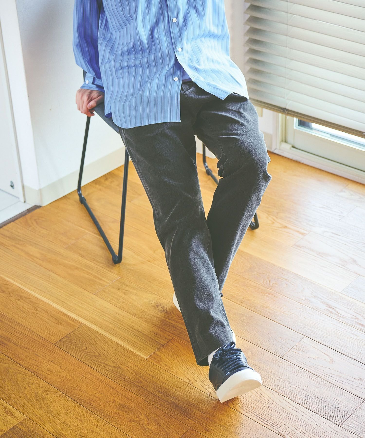 【グローバルワーク/GLOBAL WORK / MEN】のスゴラクストレッチスリムパンツ/975726 インテリア・キッズ・メンズ・レディースファッション・服の通販 founy(ファニー) 　ファッション　Fashion　メンズファッション　Fashion for Men　ボトムス　Bottoms　クッション　Cushion, Throw Pillow　ジャケット　Jacket, Outerwear　ストレッチ　Stretch, Stretchy Fabric　スラックス　Slacks, Dress Pants　スリム　Slim, Slim Fit　フィット　Fit, Slim Fit　ブラックデニム|ID: prp329100004673760 ipo3291000000033778751