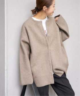 【ジャーナルスタンダード/JOURNAL STANDARD】のダブルフェイスコクーンニットジャケット 人気、トレンドファッション・服の通販 founy(ファニー) ファッション Fashion レディースファッション Fashion for Women アウター Coat / Outerwear Collection レディースジャケット・軽アウター Jackets 2025年 2025 2025-2026秋冬・A/W Autumn/Winter 2025–26 AW25–26 カーディガン Cardigan, Knitwear ショート Short, Short Length ドット Polka Dot, Dot Pattern |ID:prp329100004673784
