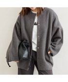 【ジャーナルスタンダード/JOURNAL STANDARD】のダブルフェイスコクーンニットジャケット 人気、トレンドファッション・服の通販 founy(ファニー) ファッション Fashion レディースファッション Fashion for Women アウター Coat / Outerwear Collection レディースジャケット・軽アウター Jackets 2025年 2025 2025-2026秋冬・A/W Autumn/Winter 2025–26 AW25–26 カーディガン Cardigan, Knitwear ショート Short, Short Length ドット Polka Dot, Dot Pattern thumbnail グレー|ID: prp329100004673784 ipo3291000000034367803