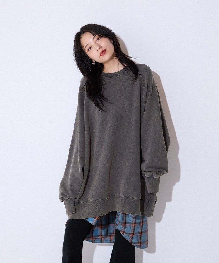 【ジーナシス/JEANASiS】のヴィンテージウラケBIGプルオーバー インテリア・キッズ・メンズ・レディースファッション・服の通販 founy(ファニー) https://founy.com/ ファッション Fashion レディースファッション Fashion for Women トップス・カットソー Cut & Sew Tops カジュアルプルオーバー・ニットトップス Pullovers & Knit Tops / Casual Pullovers シンプル Simple, Minimal トレンド Trend, Trending Now おすすめ Recommended / Our Picks 夏 Summer |ID: prp329100004673800 ipo3291000000033778885