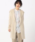 【コムサ/COMME CA】の【2WAY】ビスコース*peフィラメントヤーン ストライプ柄ロングカーディガン 15:ベージュ|ID: prp329100004673815 ipo3291000000033778948