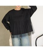 【フリークスストア/FREAK'S STORE】のチュール ギャザー 重ね スウェット【限定展開】 25AW 人気、トレンドファッション・服の通販 founy(ファニー) ファッション Fashion レディースファッション Fashion for Women トップス・カットソー Cut & Sew Tops レディースパーカー・カジュアルフーディー Casual Hoodies & Sweatshirts スウェット・クルーネックトップス Sweatshirts & Crewnecks / Relaxed Fit Sweat Tops 2025年 2025 2025-2026秋冬・A/W Autumn/Winter 2025–26 AW25–26 冬 Winter / This Winter ギャザー Gathered, Ruffled スウェット / スエット Sweatshirt, Sweatwear チュール Tulip, Tulip Motif バランス Balance, Style Balance フェミニン Feminine, Girly フロント Front, Front Design ボトム Bottoms, Lower Wear A/W・秋冬 Autumn/Winter thumbnail ブラック×ブラック|ID: prp329100004673819 ipo3291000000033778970
