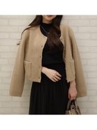 【フレイ アイディー/FRAY I.D】の【WEB限定カラー】フォックスウールニットジャケット 人気、トレンドファッション・服の通販 founy(ファニー) ファッション Fashion レディースファッション Fashion for Women アウター Coat / Outerwear Collection レディースジャケット・軽アウター Jackets エレガント 上品 Elegant シンプル Simple, Minimal ジャケット Jacket, Outerwear スマート Smart, Elegant トレンド Trend, Trending Now フェミニン Feminine, Girly フォックス Fox, Fox Fur ラグジュアリー Luxury, Elegant thumbnail BEG[037]|ID: prp329100004673875 ipo3291000000034067499