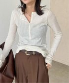 【ジャーナルスタンダード/JOURNAL STANDARD】の《追加》シアーテレコヘンリーネックプルオーバー 人気、トレンドファッション・服の通販 founy(ファニー) ファッション Fashion レディースファッション Fashion for Women トップス・カットソー Cut & Sew Tops カジュアルプルオーバー・ニットトップス Pullovers & Knit Tops / Casual Pullovers 2025年 2025 2025-2026秋冬・A/W Autumn/Winter 2025–26 AW25–26 人気 Popular, Best Seller thumbnail ホワイト A|ID: prp329100004673877 ipo3291000000033903148
