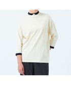 【マッキントッシュ フィロソフィー/MACKINTOSH PHILOSOPHY】のCleric Collar Knit ワイドフィット(七分袖) 人気、トレンドファッション・服の通販 founy(ファニー) ファッション Fashion レディースファッション Fashion for Women トップス・カットソー Cut & Sew Tops ニット Knit Tops & Sweaters おすすめ Recommended / Our Picks インナー Innerwear シンプル Simple, Minimal ジャケット Jacket, Outerwear ストレッチ Stretch, Stretchy Fabric ドレープ Drape, Draping Fabric フィット Fit, Slim Fit ミックス Mix, Mixed Style リラックス Relax, Relaxed Fit ロング Long, Long-Length ワイド Wide, Wide Fit エレガント 上品 Elegant 冬 Winter / This Winter 春 Spring 秋 Autumn thumbnail オフホワイト|ID: prp329100004673899 ipo3291000000033779321