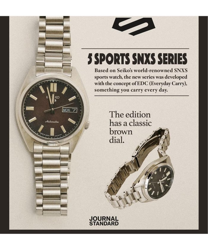 【ジャーナルスタンダード/JOURNAL STANDARD / MEN】の《追加 》SEIKO / セイコー 5 SPORTS 別注 SNXS LIMITED インテリア・キッズ・メンズ・レディースファッション・服の通販 founy(ファニー) https://founy.com/ ファッション Fashion メンズファッション Fashion for Men ヴィンテージ Vintage Style 腕時計 Wristwatch ガラス Glass, Glassware コレクション Collection, Seasonal Line コンパクト Compact, Small Size スタンダード Standard, Basic フォルム Silhouette, Form ブレスレット Bracelet, Wristband ボックス Boxy, Box Shape 別注 Limited Edition, Custom Order モダン Modern, Contemporary ラウンド Round, Round Neck ランダム Random, Irregular おすすめ Recommended / Our Picks ビジネス 仕事 通勤 Business / Work / Commuting |ID: prp329100004673927 ipo3291000000033779467