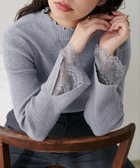 【ナチュラルクチュール/natural couture】の袖口レースもちもちリブタートル 人気、トレンドファッション・服の通販 founy(ファニー) ファッション Fashion レディースファッション Fashion for Women トップス・カットソー Cut & Sew Tops 切替 Switching, Contrast Panel シンプル Simple, Minimal デニム Denim, Jeans Material 人気 Popular, Best Seller ハイネック High Neck, Mock Neck フィット Fit, Slim Fit フェミニン Feminine, Girly リブニット Rib Knit, Ribbed Knit レース Lace, Lace Fabric A/W・秋冬 Autumn/Winter おすすめ Recommended / Our Picks ビジネス 仕事 通勤 Business / Work / Commuting 2025年 2025 2025-2026秋冬・A/W Autumn/Winter 2025–26 AW25–26 thumbnail サックスブルー|ID: prp329100004673928 ipo3291000000033779478