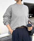 【アンドミー/andme】の裏毛 ボリューム 長袖 スウェット トップス 杢グレー|ID: prp329100004673934 ipo3291000000033779526
