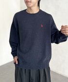 【シーピーシーエム/CPCM】の【U.S. POLO ASSN.】クルーネックニット 人気、トレンドファッション・服の通販 founy(ファニー) ファッション Fashion レディースファッション Fashion for Women トップス・カットソー Cut & Sew Tops ニット Knit Tops & Sweaters イタリア Italy ウォッシャブル Machine Washable 腕時計 Wristwatch コレクション Collection, Seasonal Line シンプル Simple, Minimal ストライプ Stripe, Striped Pattern メンズ Men's, Menswear ワンポイント One Point, Statement Accent おすすめ Recommended / Our Picks thumbnail ネイビー|ID: prp329100004673989 ipo3291000000034008133