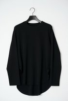 【ウジョー/Ujoh】のRound Hem Long Sleeve T 人気、トレンドファッション・服の通販 founy(ファニー) ファッション Fashion レディースファッション Fashion for Women トップス・カットソー Cut & Sew Tops カッティング Cutting Detail カットソー Cut and Sewn Top シンプル Simple, Minimal ラウンド Round, Round Neck 日本製 Made In Japan thumbnail Black|ID: prp329100004674001 ipo3291000000033779807