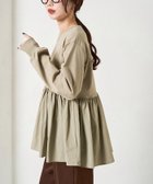 【フリークスストア/FREAK'S STORE】のカットソー 布帛 ドッキング ティアード 切り替え プルオーバー【限定展開】 25AW ベージュ|ID: prp329100004674048 ipo3291000000034790322