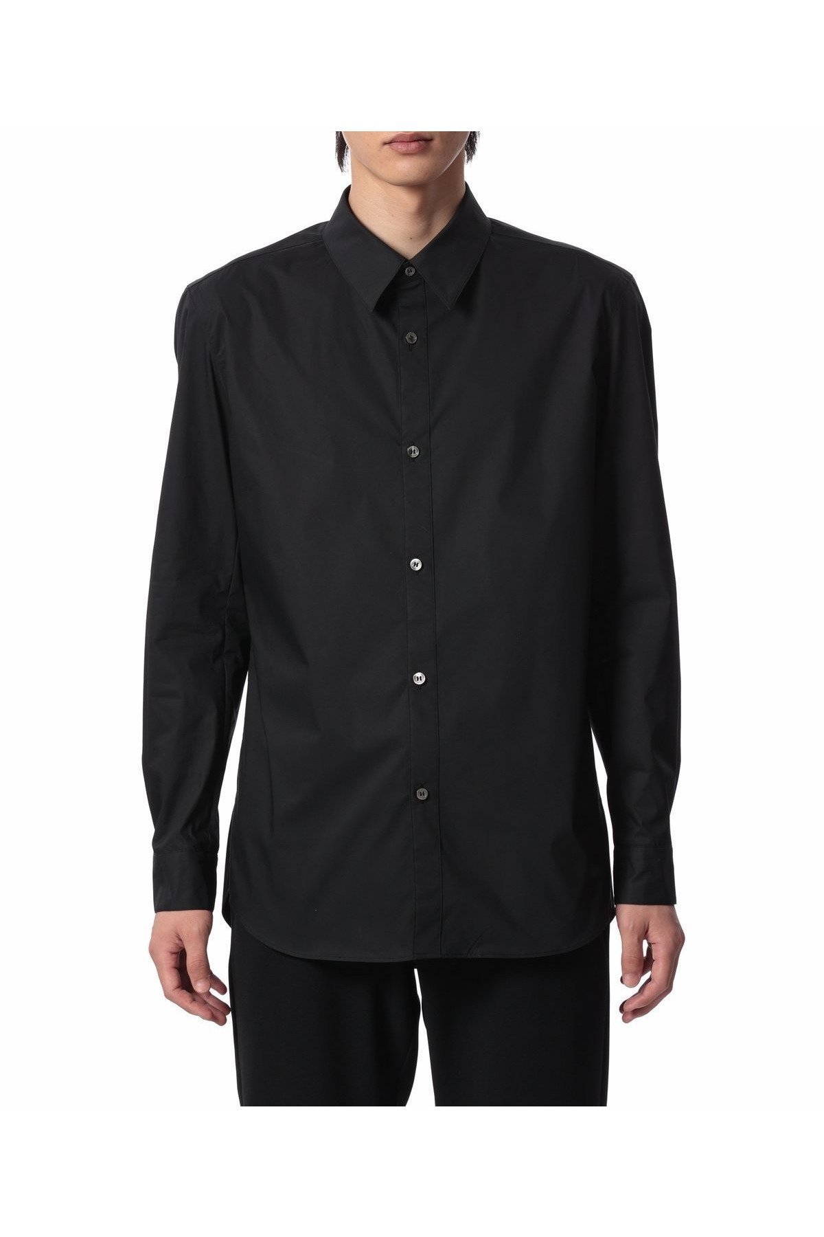 【アタッチメント/ATTACHMENT / MEN】のコットン/ポリエステルストレッチタイプライター ドレスシャツ インテリア・キッズ・メンズ・レディースファッション・服の通販 founy(ファニー) 　ファッション　Fashion　メンズファッション　Fashion for Men　ジャケット　Jacket, Outerwear　ドレス　Dress, One-Piece　BLACK|ID: prp329100004674059 ipo3291000000033850686
