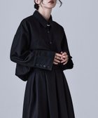 【ビーフラット/bflat】のヘザーツイルバルーンシャツ 人気、トレンドファッション・服の通販 founy(ファニー) ファッション Fashion レディースファッション Fashion for Women トップス・カットソー Cut & Sew Tops シャツ・ブラウス・オフィスカジュアル Elegant Blouses & Button-Ups カフス Cuff Design スリーブ Sleeve, Long Sleeve / Short Sleeve セットアップ Set-Up, Coordinated Outfit ツイル Twist, Twisted Detail トレンド Trend, Trending Now バルーン Balloon, Balloon Silhouette フォルム Silhouette, Form ボトム Bottoms, Lower Wear ワイド Wide, Wide Fit thumbnail ブラック|ID: prp329100004674063 ipo3291000000033780038