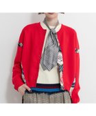 【アウラアイラ/AULA AILA】のSCARF PRINT 2WAY KNIT 人気、トレンドファッション・服の通販 founy(ファニー) ファッション Fashion レディースファッション Fashion for Women トップス・カットソー Cut & Sew Tops ニット Knit Tops & Sweaters 冬 Winter / This Winter おすすめ Recommended / Our Picks アシンメトリー Asymmetrical Style カーディガン Cardigan, Knitwear ショート Short, Short Length スカーフ Scarf, Neckwear チェーン Chain, Chain Strap ドット Polka Dot, Dot Pattern プリント Print, Printed Pattern ボトム Bottoms, Lower Wear ヴィンテージ Vintage Style A/W・秋冬 Autumn/Winter thumbnail RED|ID: prp329100004674089 ipo3291000000035121839