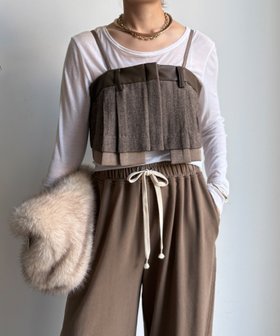 【ドゥドゥ/DouDou】の【WEB限定】フェイクレザー切替ビスチェ 人気、トレンドファッション・服の通販 founy(ファニー) ファッション Fashion レディースファッション Fashion for Women トップス・カットソー Cut & Sew Tops ビスチェ Bustiers & Corset Tops / Layered Bustier Style 2025年 2025 2025-2026秋冬・A/W Autumn/Winter 2025–26 AW25–26 冬 Winter / This Winter デニム Denim, Jeans Material トレンド Trend, Trending Now ビスチェ Bustier, Corset Top フェイクレザー Faux Leather, PU Leather 再入荷 Restock / Back in Stock 切替 Switching, Contrast Panel A/W・秋冬 Autumn/Winter |ID:prp329100004674122