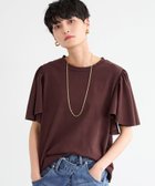 【バンヤードストーム/BARNYARDSTORM】のフレアスリーブプルオーバー 人気、トレンドファッション・服の通販 founy(ファニー) ファッション Fashion レディースファッション Fashion for Women トップス・カットソー Cut & Sew Tops カジュアルプルオーバー・ニットトップス Pullovers & Knit Tops / Casual Pullovers おすすめ Recommended / Our Picks カットソー Cut and Sewn Top スリーブ Sleeve, Long Sleeve / Short Sleeve デニム Denim, Jeans Material フェミニン Feminine, Girly フレア Flare, Flared 夏 Summer 定番 Standard, Basic Item thumbnail ブラウン|ID: prp329100004674286 ipo3291000000034003900