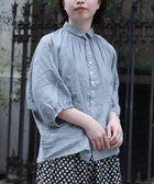 【ドミンゴ/DOMINGO】のリネンキャンバス グランシャツ 人気、トレンドファッション・服の通販 founy(ファニー) ファッション Fashion レディースファッション Fashion for Women トップス・カットソー Cut & Sew Tops シャツ・ブラウス・オフィスカジュアル Elegant Blouses & Button-Ups 春 Spring キャンバス Canvas, Canvas Fabric ギャザー Gathered, Ruffled ドレープ Drape, Draping Fabric バランス Balance, Style Balance ファブリック Fabric, Textile フォルム Silhouette, Form 羽織 Haori, Light Jacket リネン Linen, Linen Fabric S/S・春夏 SS, Spring/Summer, Warm Season 夏 Summer エレガント 上品 Elegant thumbnail ライトグレー|ID: prp329100004674352 ipo3291000000033845274