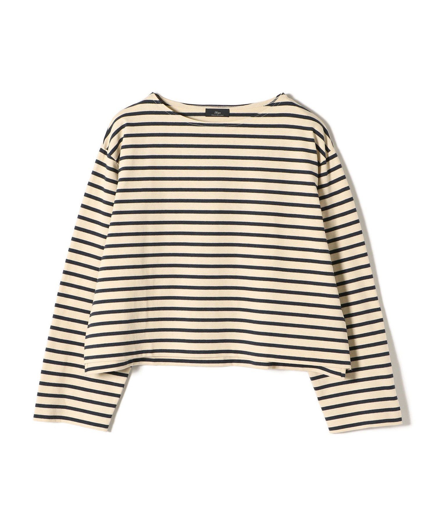 【シップス フォー ウィメン/SHIPS】のSHIPS Primary Navy Label 洗濯機可能 ボリューム ワイド ボーダー プルオーバー インテリア・キッズ・メンズ・レディースファッション・服の通販 founy(ファニー) 　ファッション　Fashion　レディースファッション　Fashion for Women　トップス・カットソー　Cut & Sew Tops　カジュアルプルオーバー・ニットトップス　Pullovers & Knit Tops / Casual Pullovers　ショート　Short, Short Length　ベーシック　Basic, Essential　ボーダー　Border, Stripe　ワイド　Wide, Wide Fit　ナチュラル|ID: prp329100004674408 ipo3291000000033847332