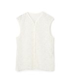 【トゥモローランド/TOMORROWLAND】のリーフコード レースジレブラウス 人気、トレンドファッション・服の通販 founy(ファニー) ファッション Fashion レディースファッション Fashion for Women アウター Coat / Outerwear Collection トップス・カットソー Cut & Sew Tops シャツ・ブラウス・オフィスカジュアル Elegant Blouses & Button-Ups ベスト&ジレ / 重ね着スタイル Vests & Gilets エレガント 上品 Elegant デコルテ Décolleté, Neckline トレンド Trend, Trending Now リーフ Leaf, Botanical Leaf レース Lace, Lace Fabric thumbnail 12 ホワイト系|ID: prp329100004677298 ipo3291000000033792781