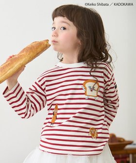 【ナルミヤ オンライン/NARUMIYA ONELINE / KIDS】の【パンどろぼう】ボーダーモチーフ長袖Tシャツ 人気、トレンドファッション・服の通販 founy(ファニー) ファッション Fashion キッズファッション Fashion for Kids キャラクター Character, Licensed Characters ボーダー Border, Stripe ポケット Pocket, Pocket Detail モチーフ Motif, Design Theme 人気 Popular, Best Seller 長袖 Long Sleeve, Full Sleeve |ID:prp329100004677326