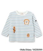 【ナルミヤ オンライン/NARUMIYA ONELINE / KIDS】の【パンどろぼう】ボーダーモチーフ長袖Tシャツ 人気、トレンドファッション・服の通販 founy(ファニー) ファッション Fashion キッズファッション Fashion for Kids キャラクター Character, Licensed Characters ボーダー Border, Stripe ポケット Pocket, Pocket Detail モチーフ Motif, Design Theme 人気 Popular, Best Seller 長袖 Long Sleeve, Full Sleeve thumbnail ライト ブルー|ID: prp329100004677326 ipo3291000000033792989
