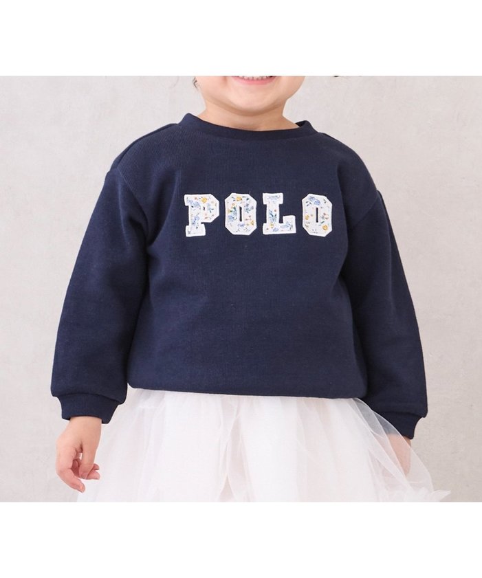 【ナルミヤ オンライン/NARUMIYA ONELINE / KIDS】の【POLO BCS】ロゴアップリケ長T インテリア・キッズ・メンズ・レディースファッション・服の通販 founy(ファニー) https://founy.com/ ファッション Fashion キッズファッション Fashion for Kids ベーシック Basic, Essential ポケット Pocket, Pocket Detail 長袖 Long Sleeve, Full Sleeve |ID: prp329100004677334 ipo3291000000034087807