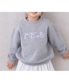 【ナルミヤ オンライン/NARUMIYA ONELINE / KIDS】の【POLO BCS】ロゴアップリケ長T トップ グレー|ID: prp329100004677334 ipo3291000000034087811