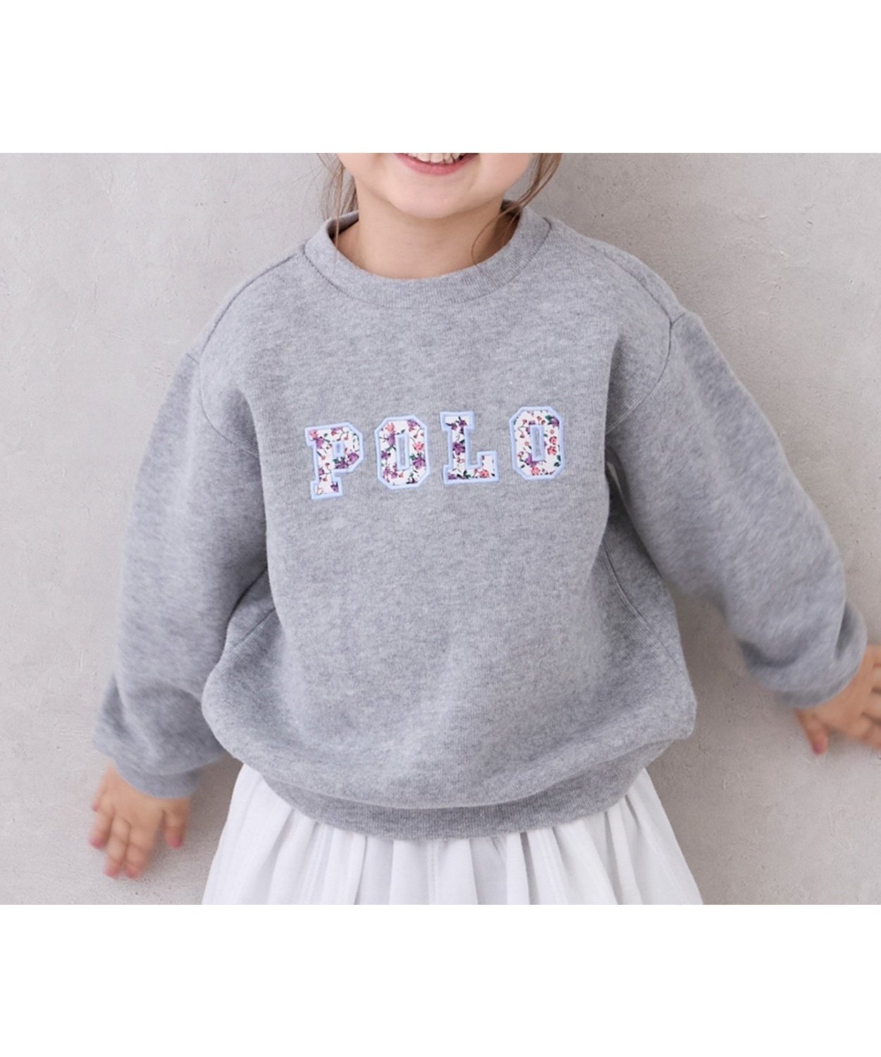 【ナルミヤ オンライン/NARUMIYA ONELINE / KIDS】の【POLO BCS】ロゴアップリケ長T インテリア・キッズ・メンズ・レディースファッション・服の通販 founy(ファニー) 　ファッション　Fashion　キッズファッション　Fashion for Kids　ベーシック　Basic, Essential　ポケット　Pocket, Pocket Detail　長袖　Long Sleeve, Full Sleeve　トップ グレー|ID: prp329100004677334 ipo3291000000034087811