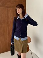 【フレイ アイディー/FRAY I.D】のレイヤードポロカットソー 人気、トレンドファッション・服の通販 founy(ファニー) ファッション Fashion レディースファッション Fashion for Women トップス・カットソー Cut & Sew Tops カットソー・ベーシックTシャツ Cut-and-Sewn Tops / Stretch Tees & Basics シアー Sheer, See-Through シンプル Simple, Minimal スマート Smart, Elegant バランス Balance, Style Balance フィット Fit, Slim Fit フロント Front, Front Design リラックス Relax, Relaxed Fit thumbnail NVY[089]|ID: prp329100004677374 ipo3291000000034055747