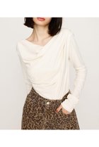 【スライ/SLY】のOFF SHOULDER CUT トップス 人気、トレンドファッション・服の通販 founy(ファニー) ファッション Fashion レディースファッション Fashion for Women トップス・カットソー Cut & Sew Tops おすすめ Recommended / Our Picks とろみ Fluid, Flowy Fabric ガーリー Girly, Feminine Style コンパクト Compact, Small Size ショルダー Shoulder, Shoulder Strap ツイスト Tweed, Tweed Fabric デコルテ Décolleté, Neckline デニム Denim, Jeans Material バランス Balance, Style Balance フロント Front, Front Design ミニスカート Mini Skirt, Short Skirt thumbnail IVOY3|ID: prp329100004677388 ipo3291000000033793428
