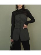 【アニュアンス/anuans】のシアートリコットカットトップス 人気、トレンドファッション・服の通販 founy(ファニー) ファッション Fashion レディースファッション Fashion for Women トップス・カットソー Cut & Sew Tops エアリー Airy Texture ストレッチ Stretch, Stretchy Fabric 軽量 Lightweight, Ultra Light thumbnail BLACK|ID: prp329100004677443 ipo3291000000034301879