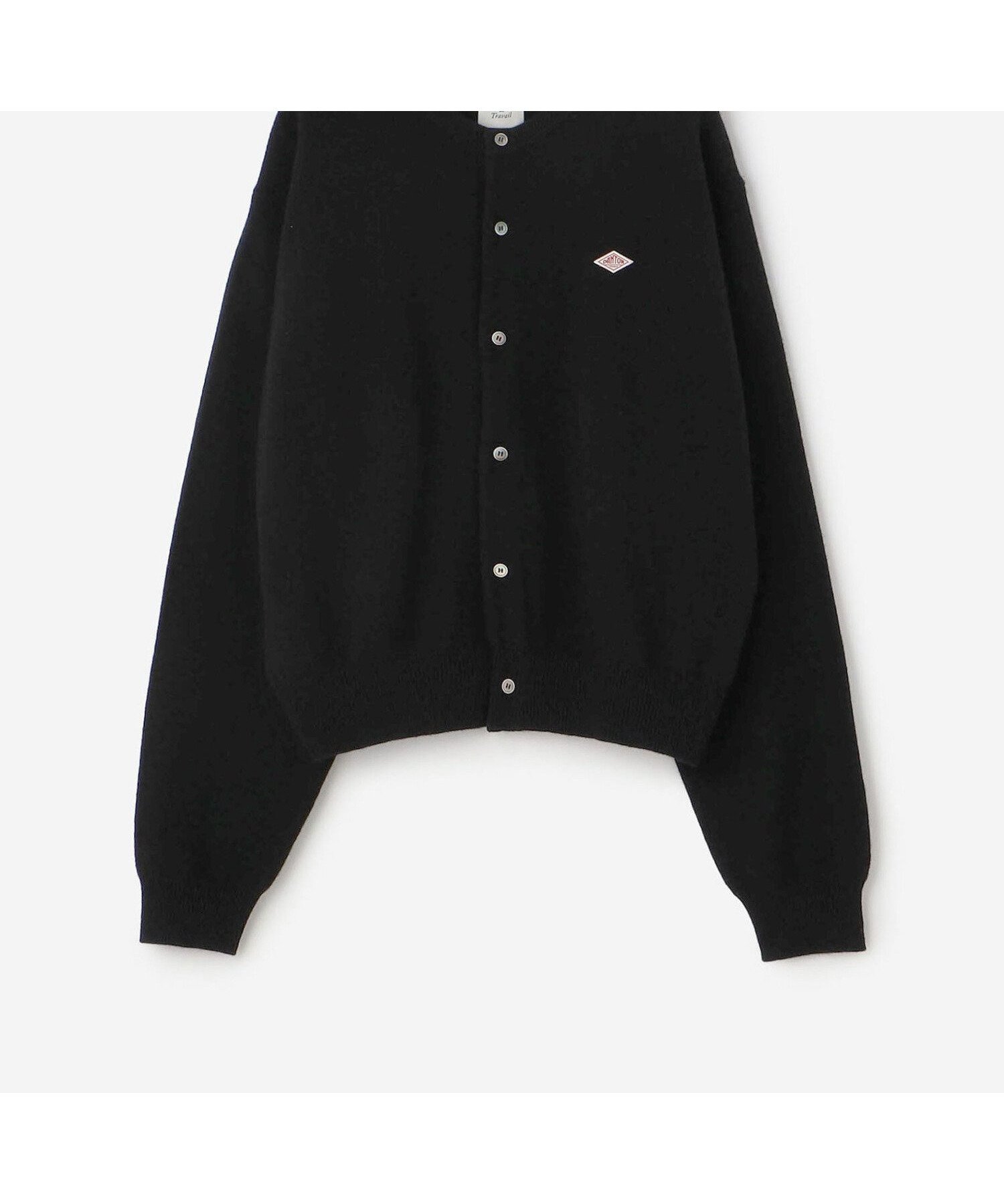 【ビショップ/Bshop】のラムウール クルーネックニットカーディガン WOMEN インテリア・キッズ・メンズ・レディースファッション・服の通販 founy(ファニー) 　ファッション　Fashion　レディースファッション　Fashion for Women　トップス・カットソー　Cut & Sew Tops　ニット　Knit Tops & Sweaters　カーディガン・羽織り　Layered Style Cardigans　カーディガン　Cardigan, Knitwear　BLACK|ID: prp329100004677520 ipo3291000000033794071