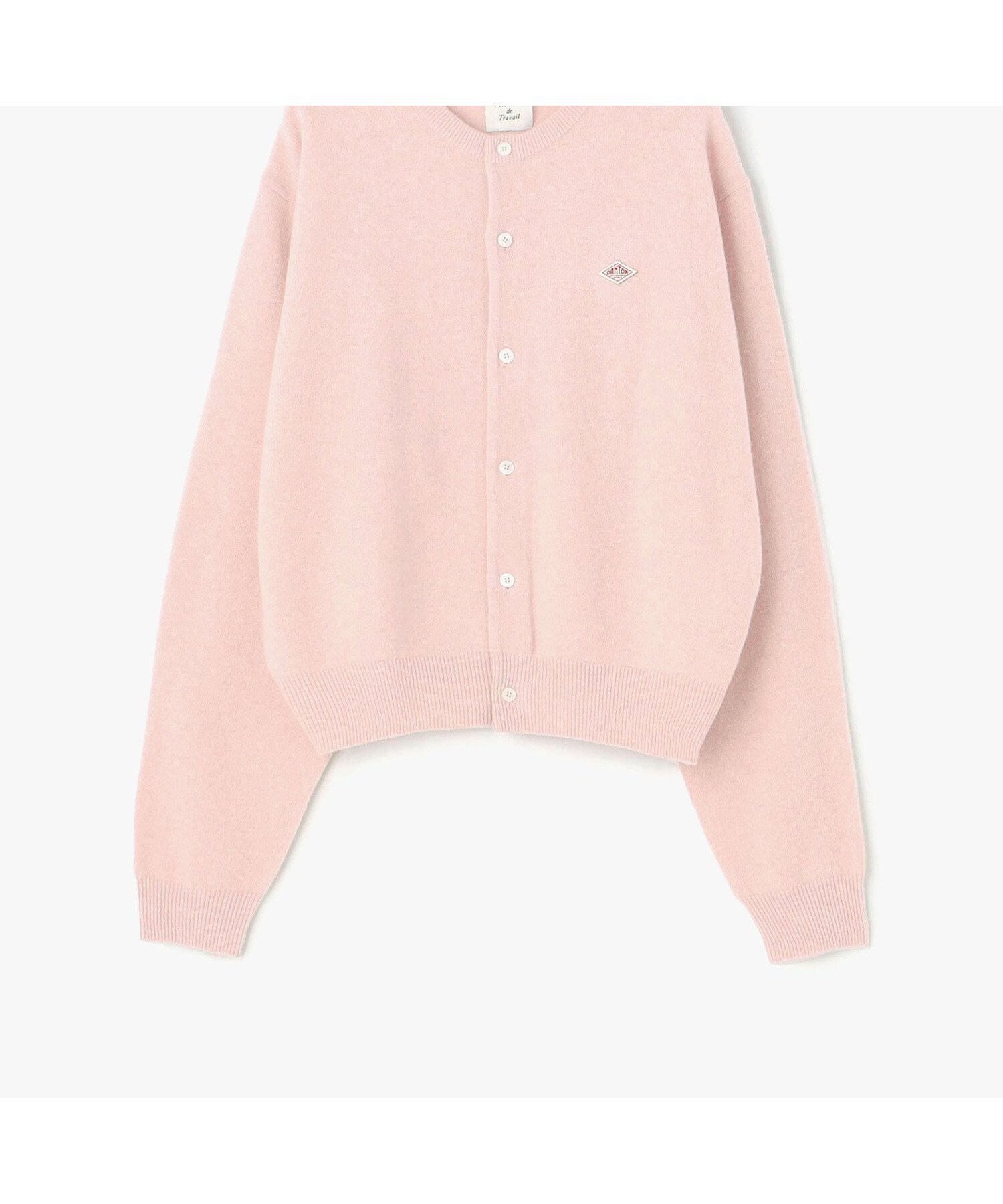 【ビショップ/Bshop】のラムウール クルーネックニットカーディガン WOMEN インテリア・キッズ・メンズ・レディースファッション・服の通販 founy(ファニー) 　ファッション　Fashion　レディースファッション　Fashion for Women　トップス・カットソー　Cut & Sew Tops　ニット　Knit Tops & Sweaters　カーディガン・羽織り　Layered Style Cardigans　カーディガン　Cardigan, Knitwear　PINK系1|ID: prp329100004677520 ipo3291000000033794081