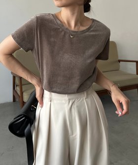 【カプリシューレマージュ/CAPRICIEUX LEMAGE】の【前後2WAY】シアーベロアTシャツ 人気、トレンドファッション・服の通販 founy(ファニー) ファッション Fashion レディースファッション Fashion for Women トップス・カットソー Cut & Sew Tops シャツ・ブラウス・オフィスカジュアル Elegant Blouses & Button-Ups ロングTシャツ・Tシャツ Longline T-Shirts & Tees ベロアトップス Velour Tops / Velvet-Look Items コンパクト Compact, Small Size シアー Sheer, See-Through バルーン Balloon, Balloon Silhouette ベロア Velour, Soft Velvet マキシ Maxi, Full Length ワイド Wide, Wide Fit |ID:prp329100004677535